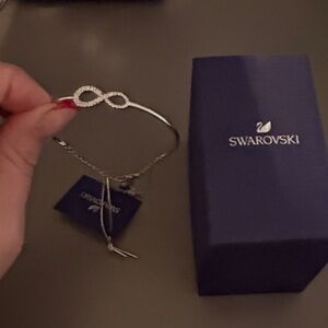 Swarovski Silver Infinity Symbol Bracelet